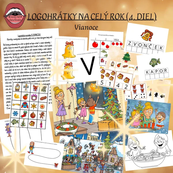LOGOHRÁTKY NA CELÝ ROK 4.DIEL: VIANOCE