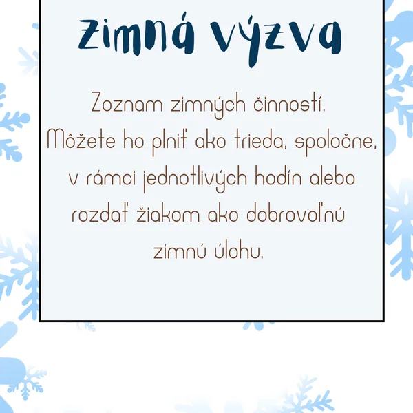 Zimná výzva