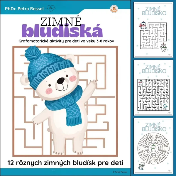 Zima- bludiská - polárny medveď