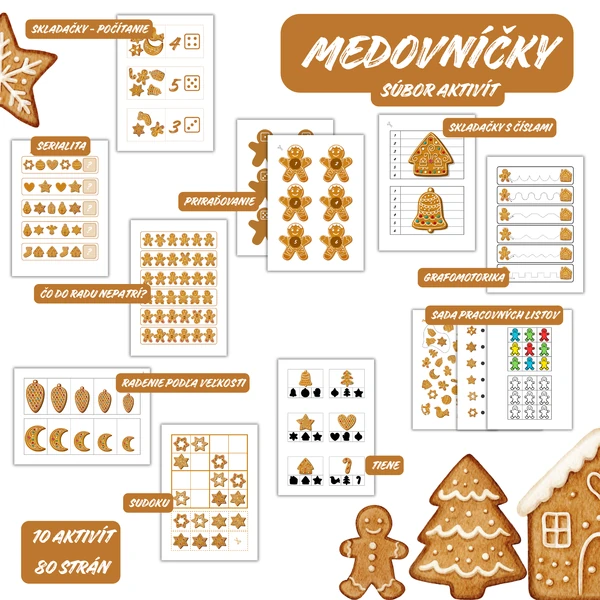 Medovníčky - súbor aktivít