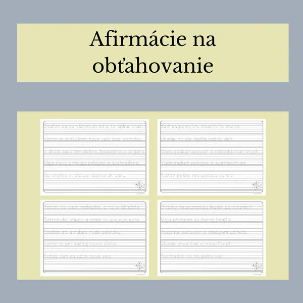 Afirmácie na obťahovanie