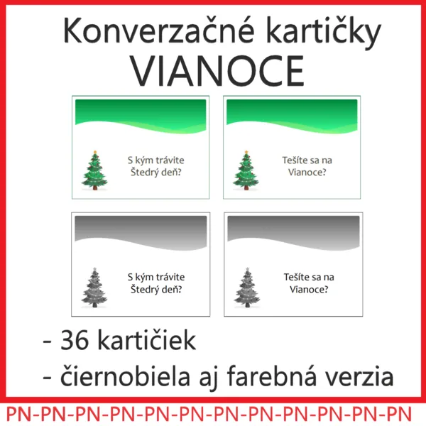 Konverzačné kartičky - VIANOCE