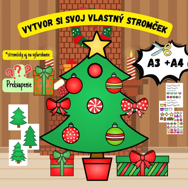 Poskladaj si svoj vianočný stromček, Vianoce, Adventný čas