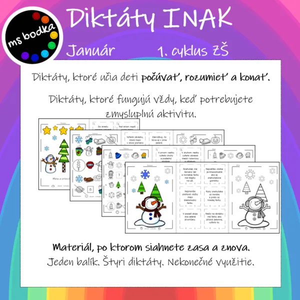 Diktáty inak JANUÁR