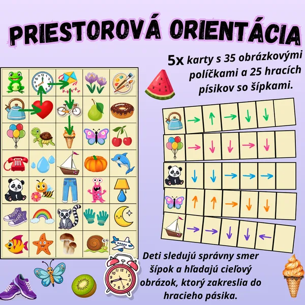 Pohybový chodník / Priestorová orientácia a logické myslenie