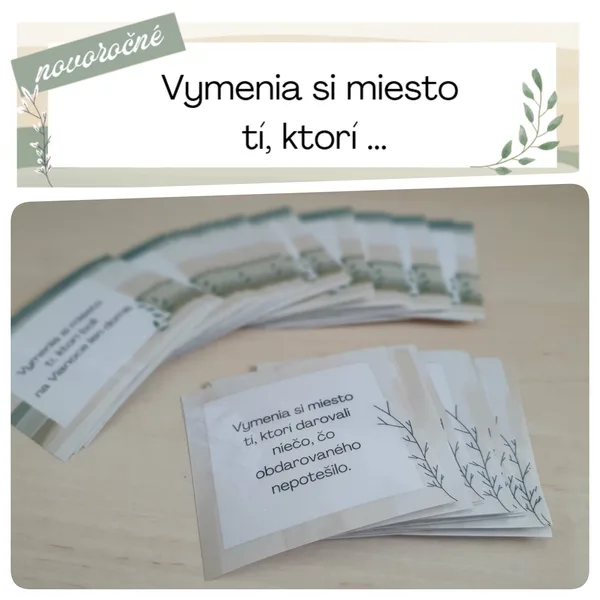 NOVOROČNÉ - Vymenia si miesto tí, ktorí...