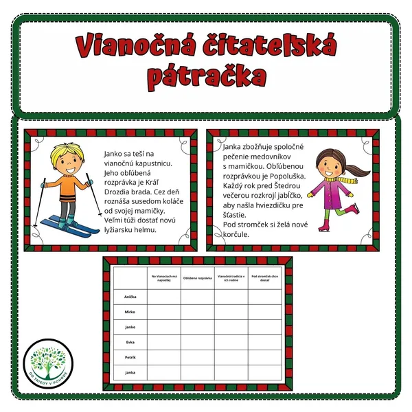 Vianočná čitateľská pátračka