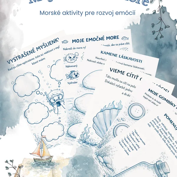 Moje emočné more - kniha morských aktivít pre rozvoj emocí