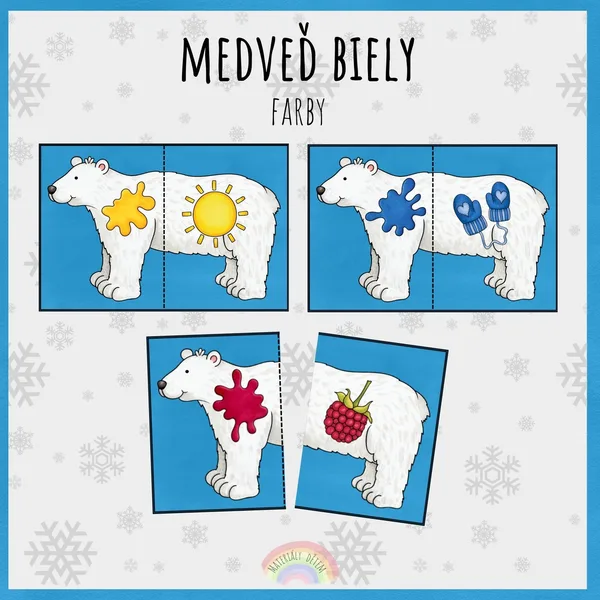 🐻‍❄️Medveď biely, farby🐻‍❄️
