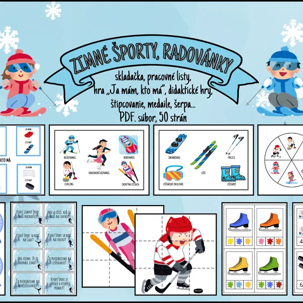 Zimné športy, radovánky❄️