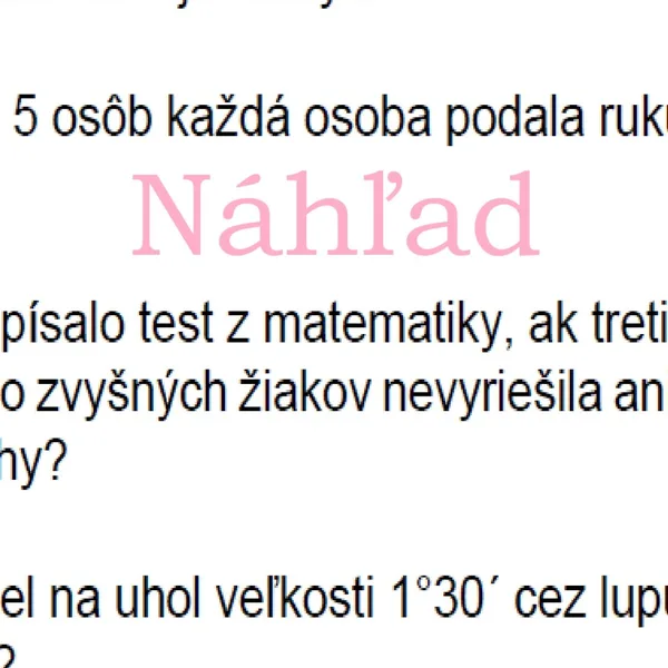 Testovanie 9 - súbor príkladov 3
