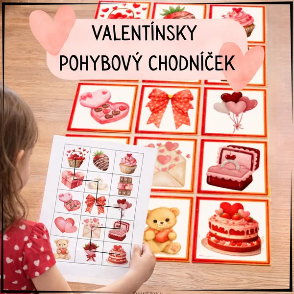 Valentínsky pohybový chodníček