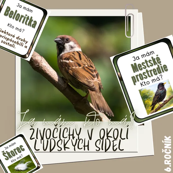 Ja mám, kto má? - Živočíchy v okolí ľudských sídel