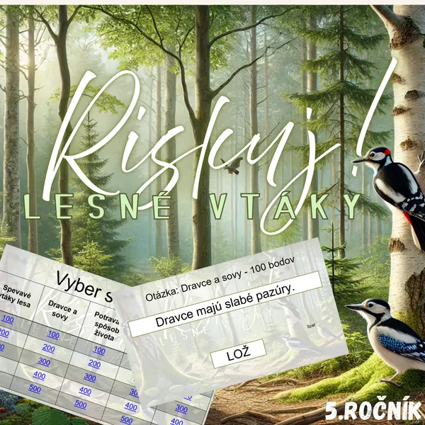 RISKUJ! - Lesné vtáky