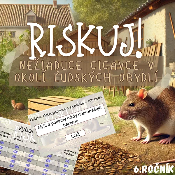 RISKUJ! - Nežiaduce cicavce v okolí ľudských obydlí