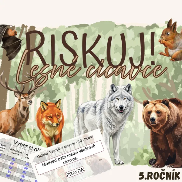 RISKUJ! - Lesné cicavce
