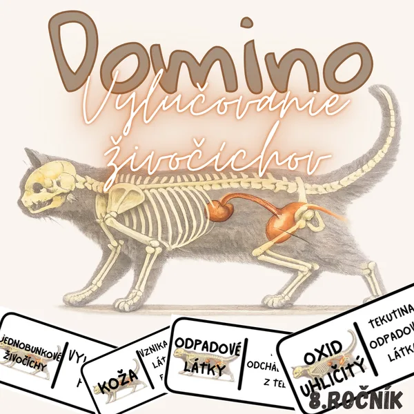 Domino - Vylučovanie živočíchov