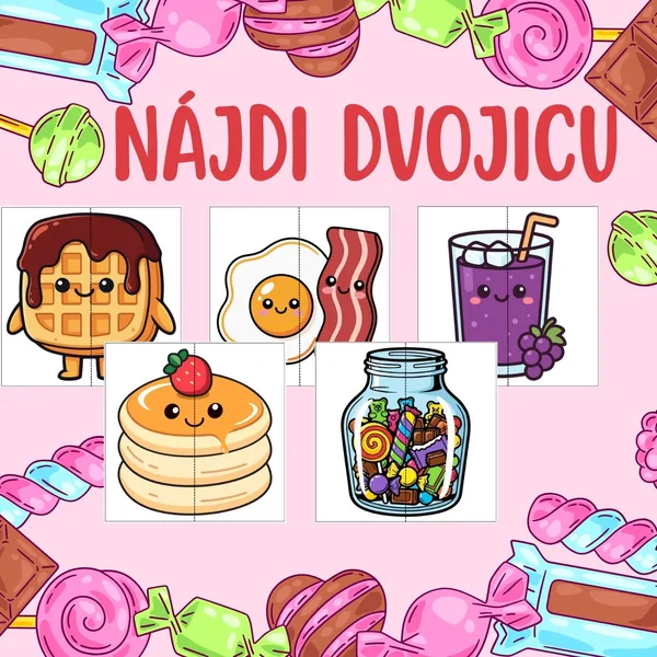 Nájdi dvojicu - obrázky