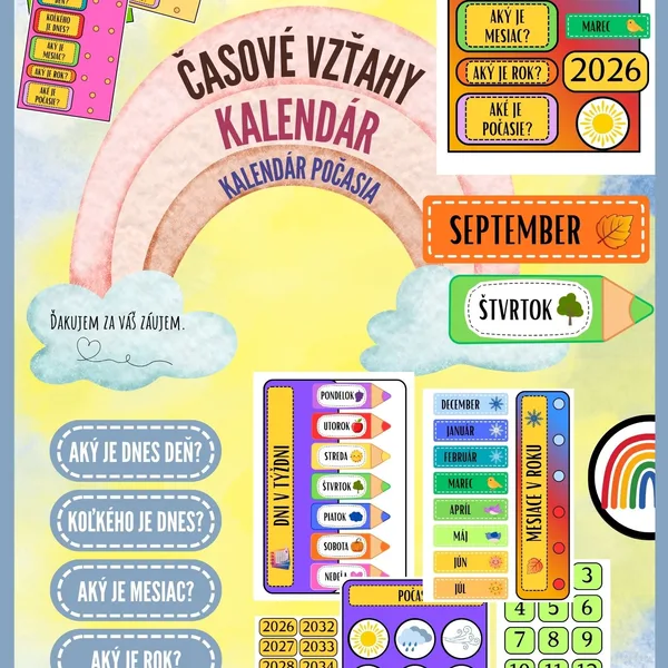 Časové vzťahy - kalendár