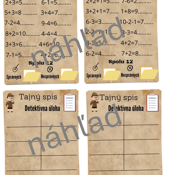 Tajné matematické spisy do 10