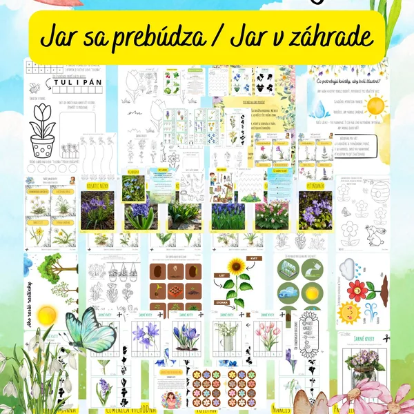 Jarné kvety / jar v záhrade