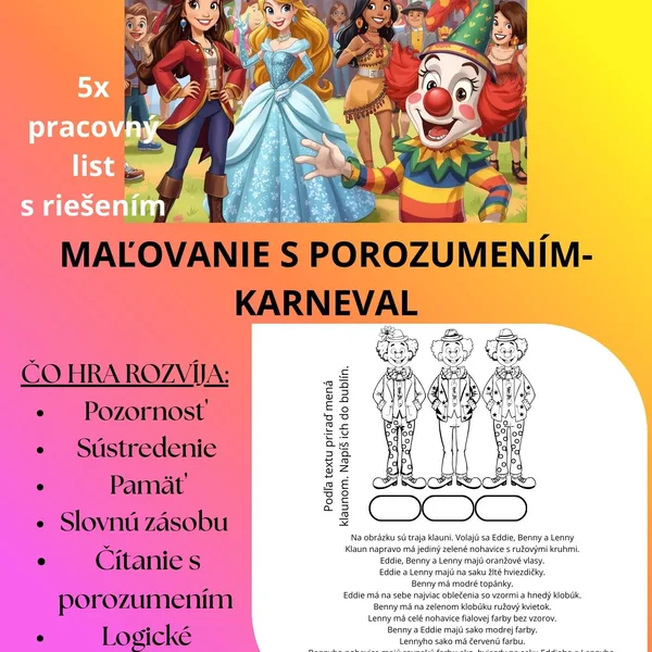 Karneval- Maľovanie s porozumením