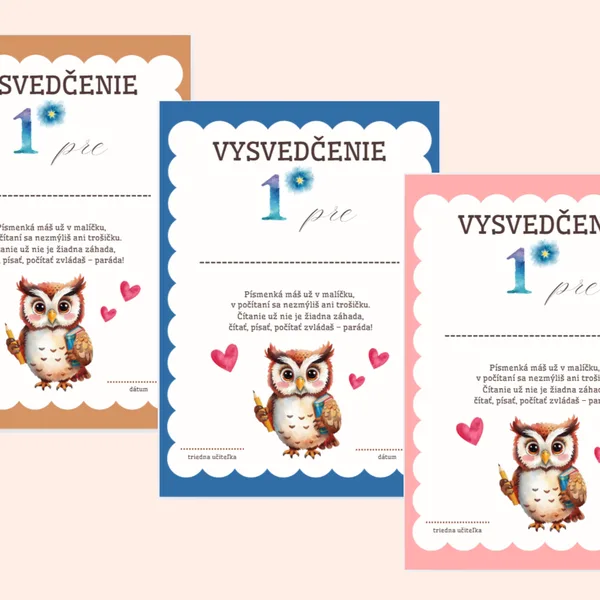 1. vysvedčenie
