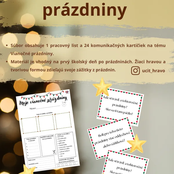 Moje vianočné prázdniny