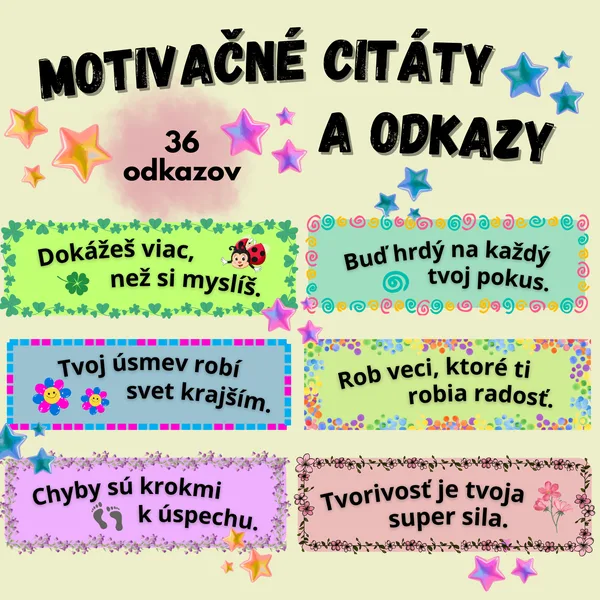 Motivačné citáty a odkazy