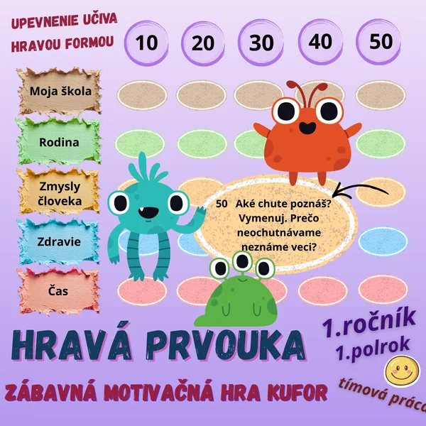 Hravá prvouka - Hra kufor 1.ročník 1.polrok