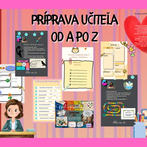 Príprava učiteľa od A po Z / tipy, šablóny, vedenie hodiny, aktivity, metódy, plán práce, plán hodiny, príprava