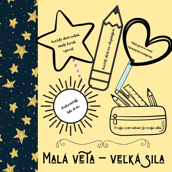 Povzbudenky - Malá veta/ veľká sila/ pochvala, uznanie, povzbudenie, hodnotenie, sebahodnotenie
