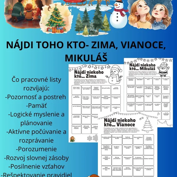 Nájdi niekoho, kto- Vianoce