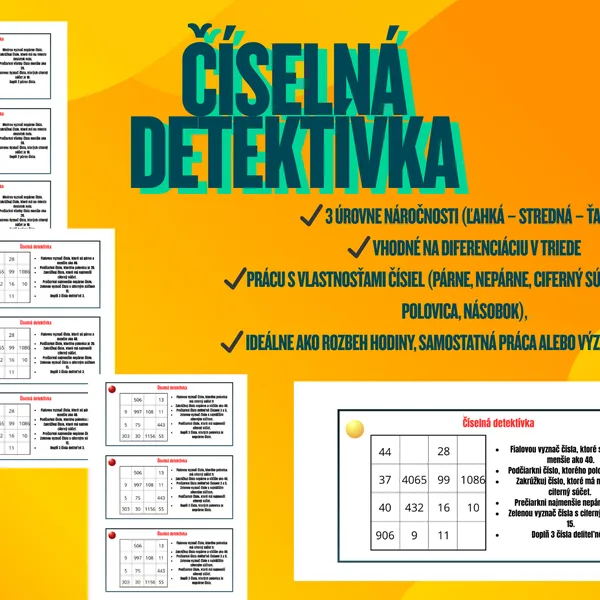 Číselná detektívka 