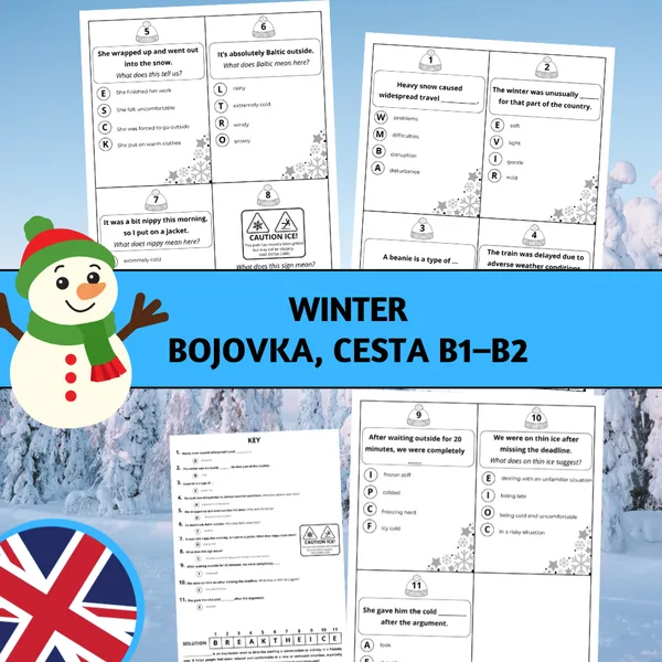 WINTER BOJOVKA, CESTA B1–B2