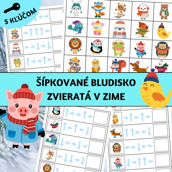 Šípkované bludisko: Zvieratá v zime
