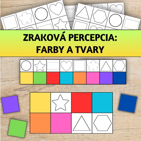 Zraková percepcia: farby a tvary