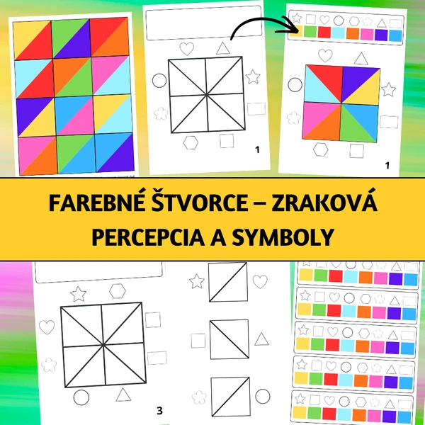 Farebné štvorce: zraková percepcia a symboly