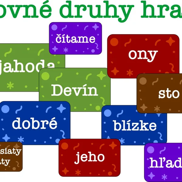 Slovne druhy hravo
