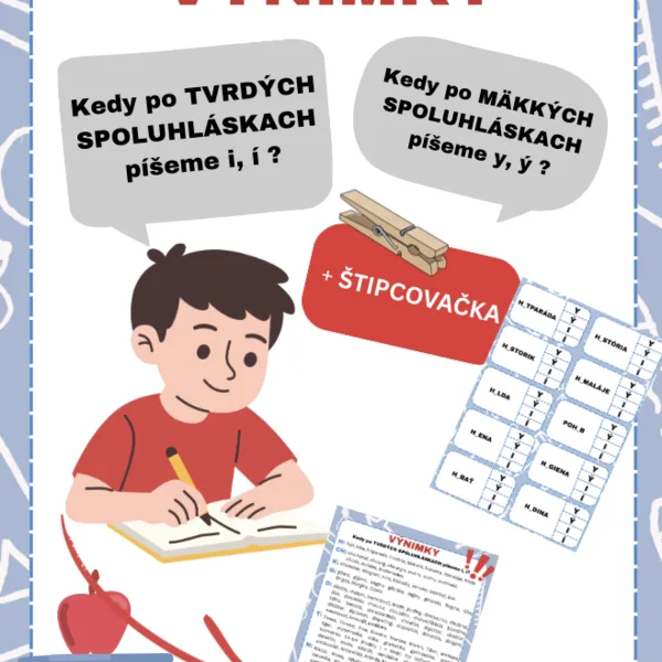 TVRDÉ A MÄKKÉ SPOLUHLÁSKY (plagát výnimky + štipcovačka) 