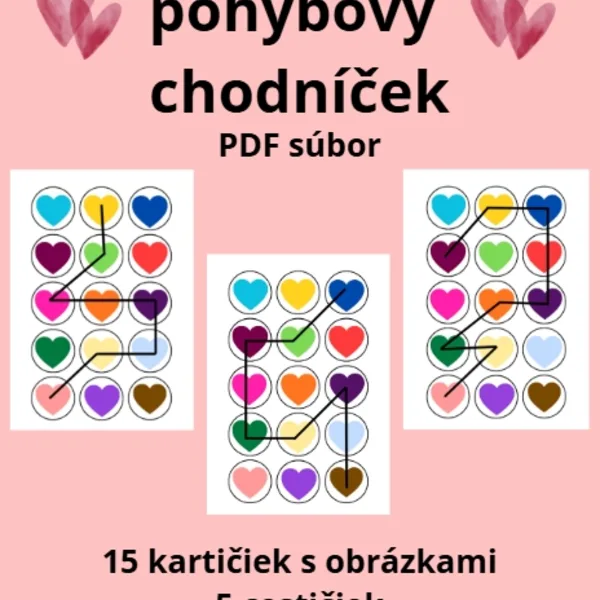 Valentínsky pohybový chodníček