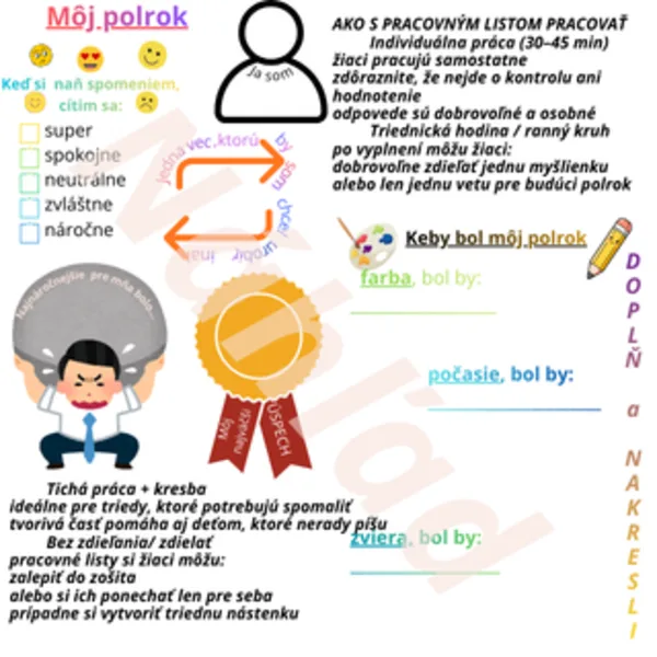 Zhodnotenie školského polroka (prvého aj druhého = koniec roka)