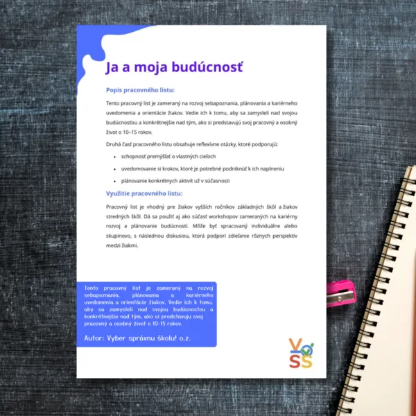 Aktivita - Ja a moja budúcnosť