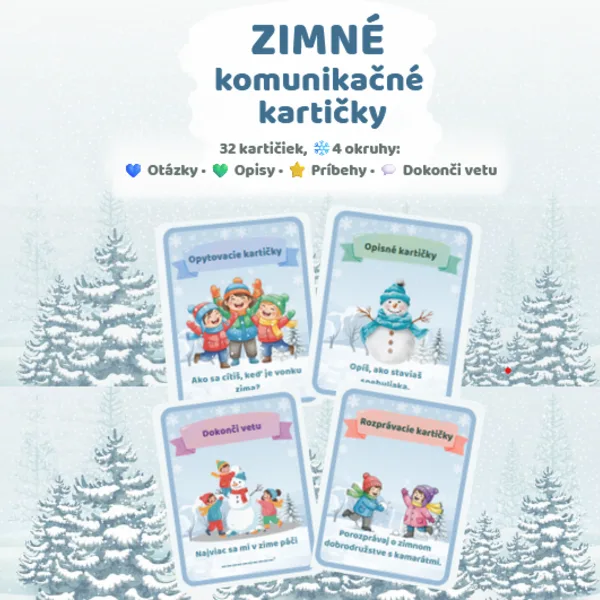 Zimné komunikačné kartičky 