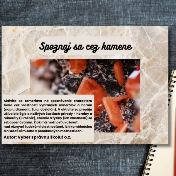 Aktivita - Spoznaj sa cez kamene