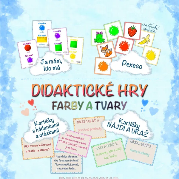Didaktické hry - FARBY A TVARY