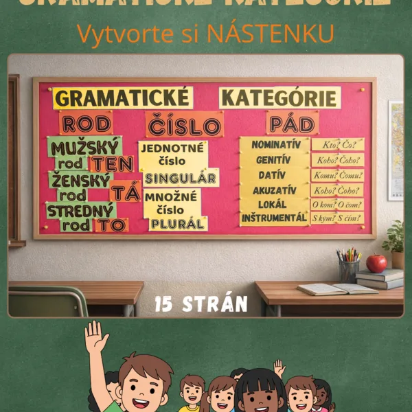 GRAMATICKÉ KATEGÓRIE - nástenka
