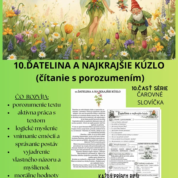 10. Ďatelina- čítanie s porozumením
