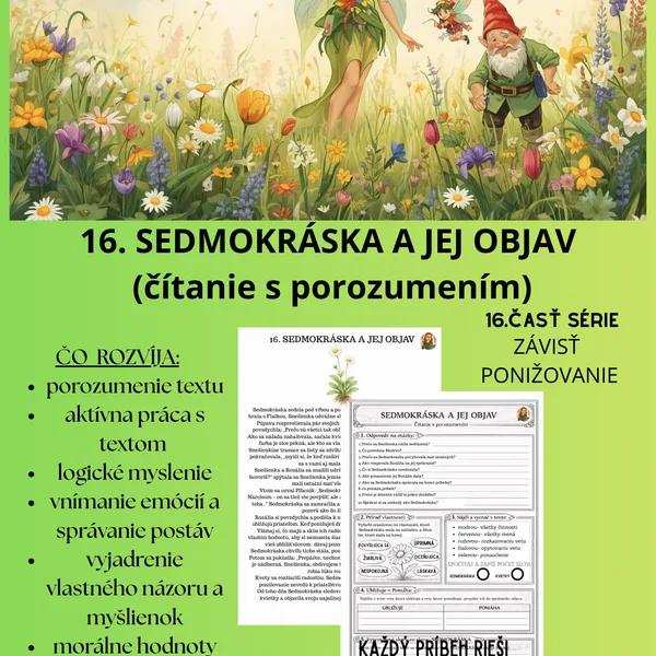 16. Sedmokráska- čítanie s porozumením