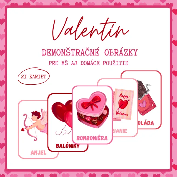 Valentín – demonštračné obrázky